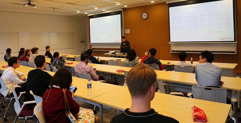 Barcamp at NYU Shanghai on October 24, 2015. (Photo by: Shikhar Sakhuja)