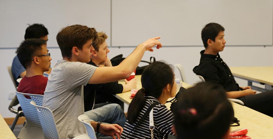 Barcamp at NYU Shanghai on October 24, 2015. (Photo by: Shikhar Sakhuja)