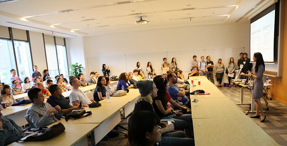 Barcamp at NYU Shanghai on October 24, 2015. (Photo by: Shikhar Sakhuja)