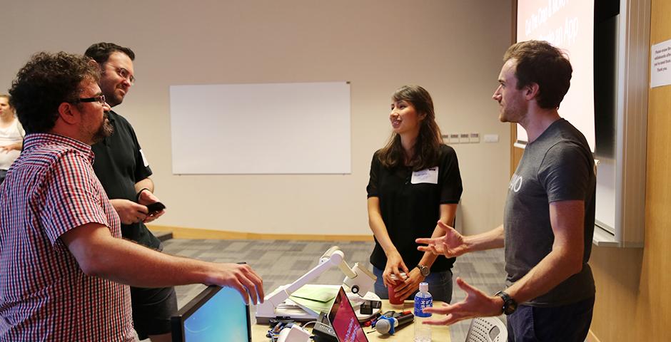 Barcamp at NYU Shanghai on October 24, 2015. (Photo by: Shikhar Sakhuja)