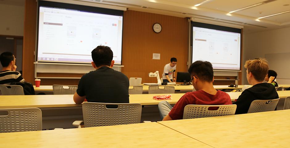 Barcamp at NYU Shanghai on October 24, 2015. (Photo by: Shikhar Sakhuja)