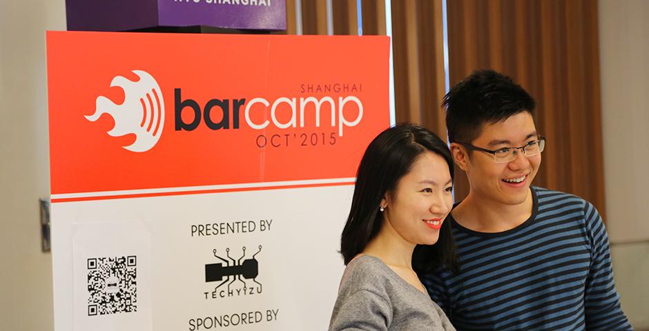 Barcamp at NYU Shanghai on October 24, 2015. (Photo by: Shikhar Sakhuja)