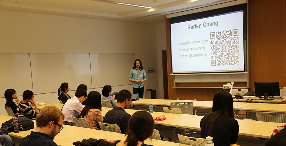 Barcamp at NYU Shanghai on October 24, 2015. (Photo by: Shikhar Sakhuja)