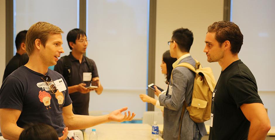 Barcamp at NYU Shanghai on October 24, 2015. (Photo by: Shikhar Sakhuja)