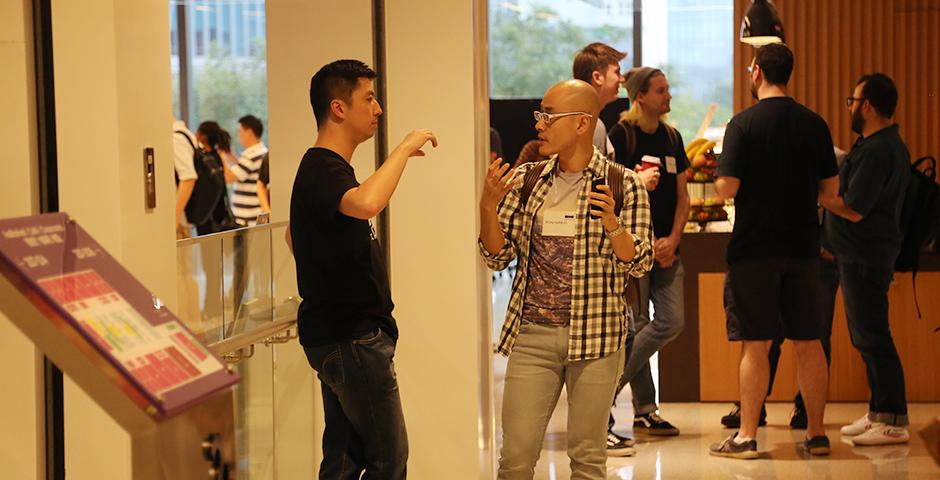 Barcamp at NYU Shanghai on October 24, 2015. (Photo by: Shikhar Sakhuja)