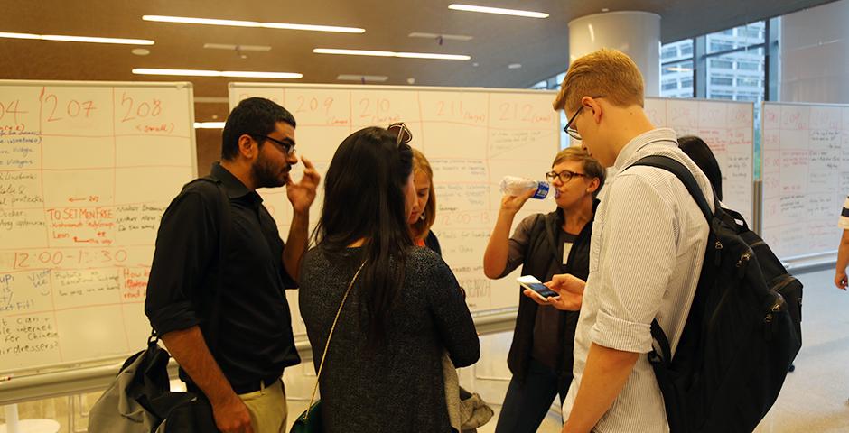 Barcamp at NYU Shanghai on October 24, 2015. (Photo by: Shikhar Sakhuja)