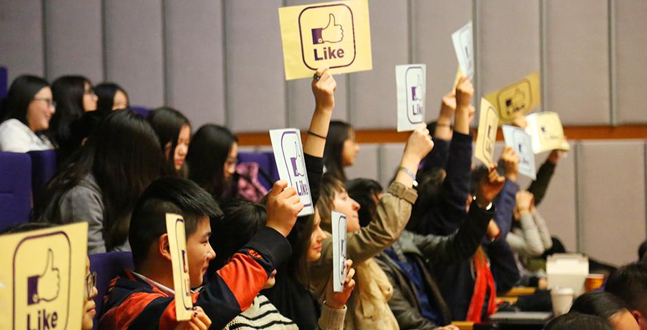 NYU Shanghai Sing-Off on November 18, 2015. (Photo by: Wenqian Hu)