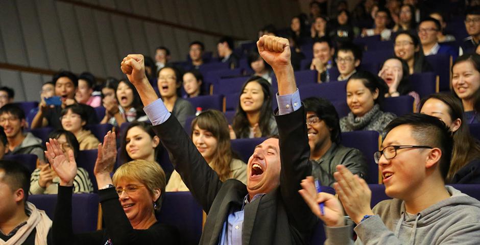 NYU Shanghai Sing-Off on November 18, 2015. (Photo by: Wenqian Hu)