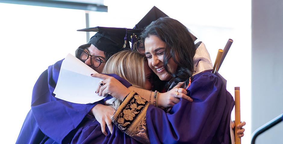 Nour El Mansari '23 (left), Zineb Dardafaa '23 (right) ©Myaskovsky: Courtesy of NYU Photo Bureau