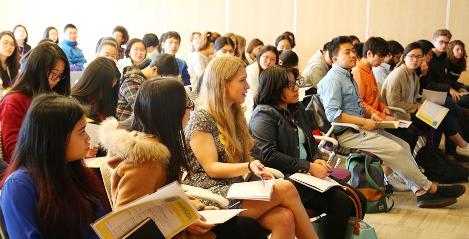 Students from all classes heard from inspiring speakers and attended hands-on workshops at the first ever I Am Limitless Student Conference hosted by Career Development and Academic Advising on February 20. (Photo by: Wenqian Hu)