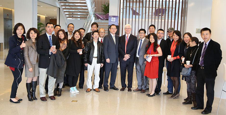 The Volatility Institute at NYU Shanghai (VINS) opens. November 27, 2014. (Photo by Dylan J Crow)