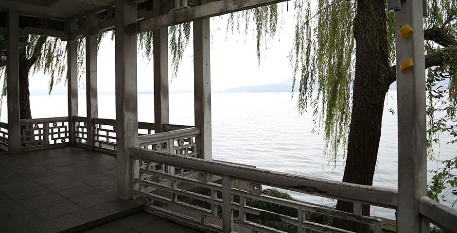 NYU Shanghai students explore the scenery of Hangzhou over Thanksgiving break. November 28, 2014. (Photo by Dylan J Crow)