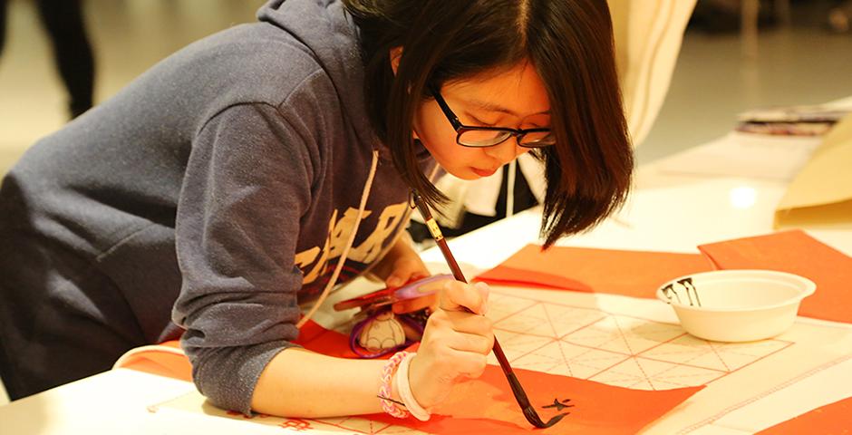 Celebrations for the Lantern Festival, a day marking the rise of the first full moon of the Lunar New Year, included the making of glutinous rice desserts and crafts. (Photo by: Wenqian Hu)