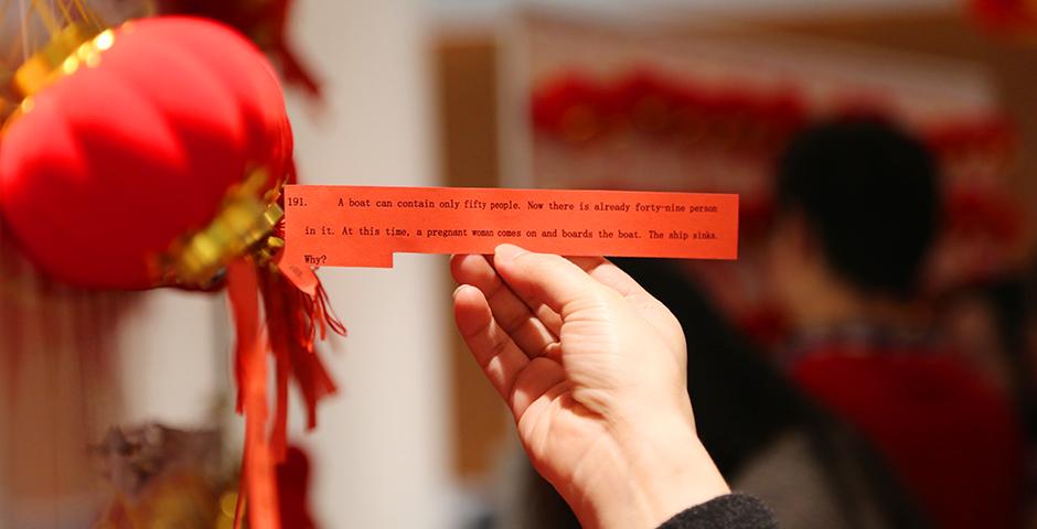 Celebrations for the Lantern Festival, a day marking the rise of the first full moon of the Lunar New Year, included the making of glutinous rice desserts and crafts. (Photo by: Wenqian Hu)