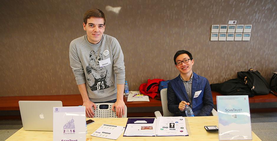 The Spring Internship Fair at NYU Shanghai saw some 22 companies with over 50 representatives recruiting students for internship opportunities on March 25. (Photo by: Shikhar Sakhuja)