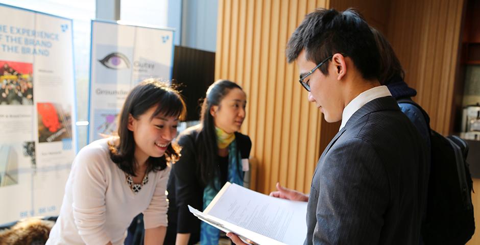 The Spring Internship Fair at NYU Shanghai saw some 22 companies with over 50 representatives recruiting students for internship opportunities on March 25. (Photo by: Shikhar Sakhuja)