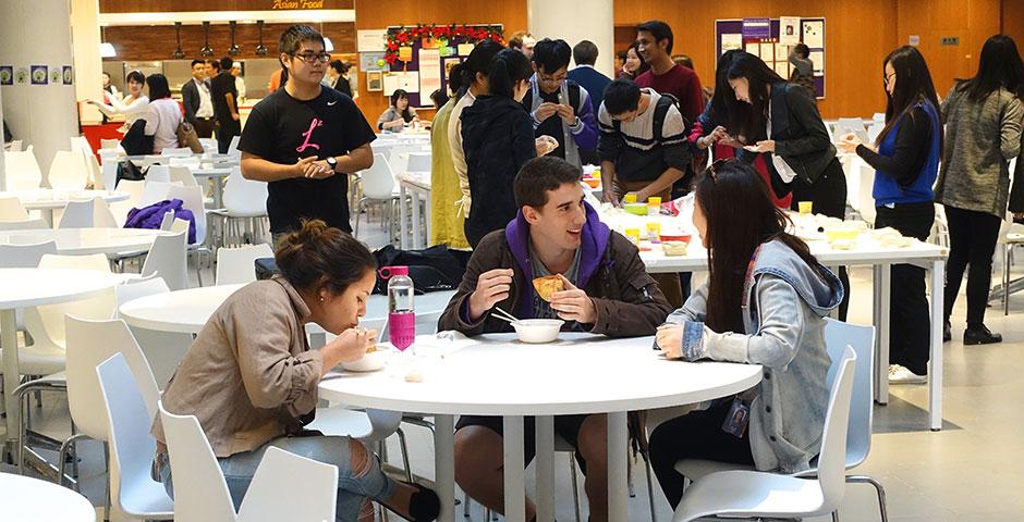 Featuring nearly every type of dumpling imaginable, NYU Shanghai's annual Dumpling Fest gave students something to talk about—and eat! April 10, 2015. (Photo by Yilun Yan)