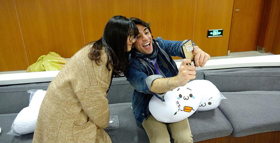 Featuring nearly every type of dumpling imaginable, NYU Shanghai's annual Dumpling Fest gave students something to talk about—and eat! April 10, 2015. (Photo by Yilun Yan)