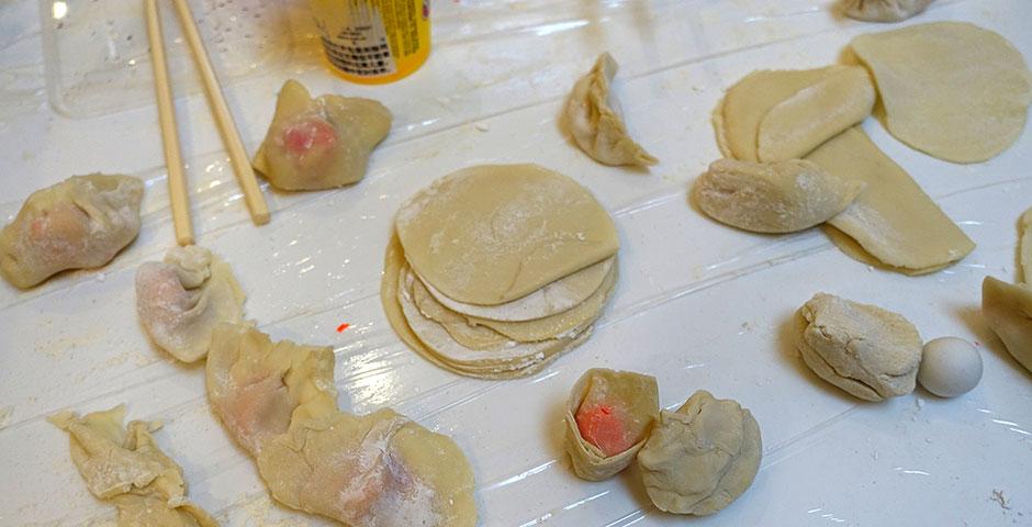 Featuring nearly every type of dumpling imaginable, NYU Shanghai's annual Dumpling Fest gave students something to talk about—and eat! April 10, 2015. (Photo by Yilun Yan)