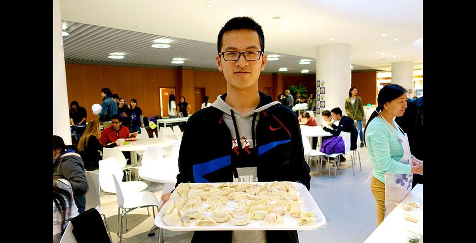 Featuring nearly every type of dumpling imaginable, NYU Shanghai's annual Dumpling Fest gave students something to talk about—and eat! April 10, 2015. (Photo by Yilun Yan)