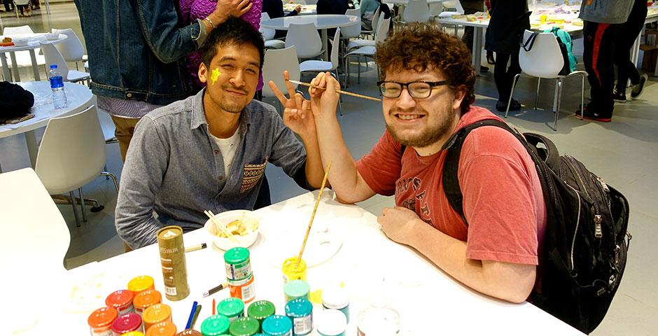 Featuring nearly every type of dumpling imaginable, NYU Shanghai's annual Dumpling Fest gave students something to talk about—and eat! April 10, 2015. (Photo by Yilun Yan)