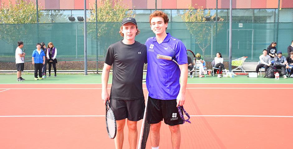 NYU Shanghai Tennis won big in its team debut after a hectic day of action on November 14 at a tournament hosted by Xi&#039;an Liverpool University (Photo by: Jose Reyes)