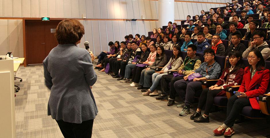 上海纽约大学2015年校园日活动于2月至3月分四场举行。（摄影：Kylee Borger)