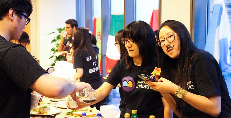 Breaking Barriers Initiative (BBI) hosts an End-of-Year Cultural Evening, featuring a multicultural art exhibition, food, face painting, performances, and more. May 7, 2015. (Photo by Zhijian Xu)