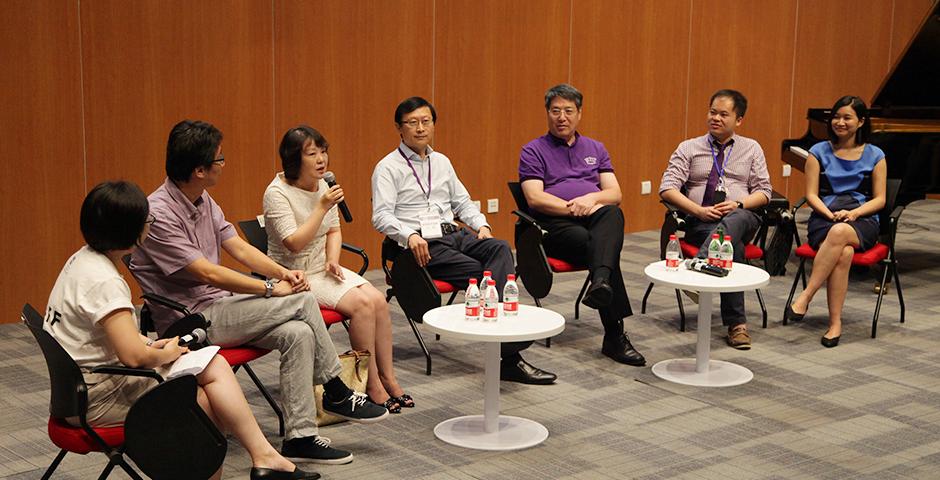 Class of 2019 Parent Panel on August 22, 2015. (Photo by Yifei Wu)