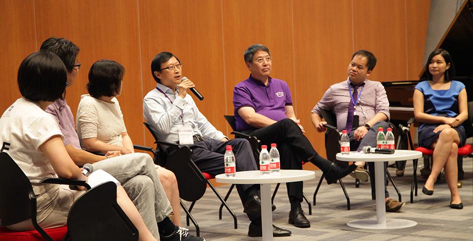 Class of 2019 Parent Panel on August 22, 2015. (Photo by Yifei Wu)