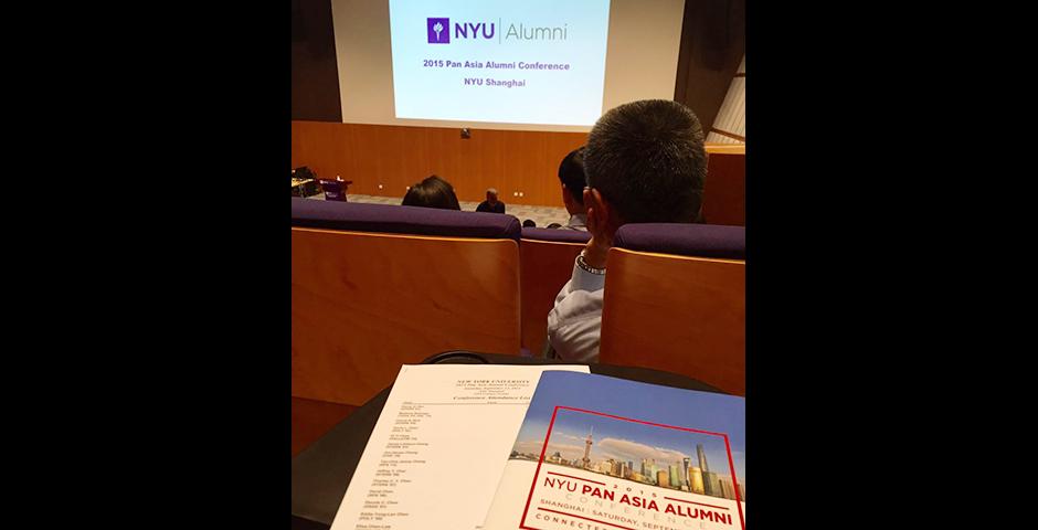 NYU Pan-Asia Alumni Conference on Sept. 12, 2015. (Photo by Xin Wei)