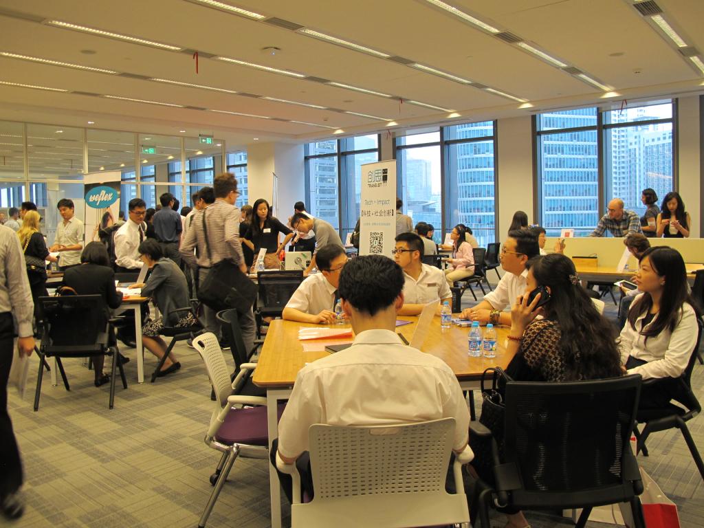 Fall Internship Fair, August 29, 2014. (Photo by Danni Wang)