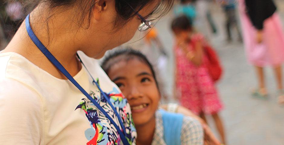 2015年1月中旬，DSS项目柬埔寨志愿者服务学习之旅。 (摄影:  Weilun Zhang)