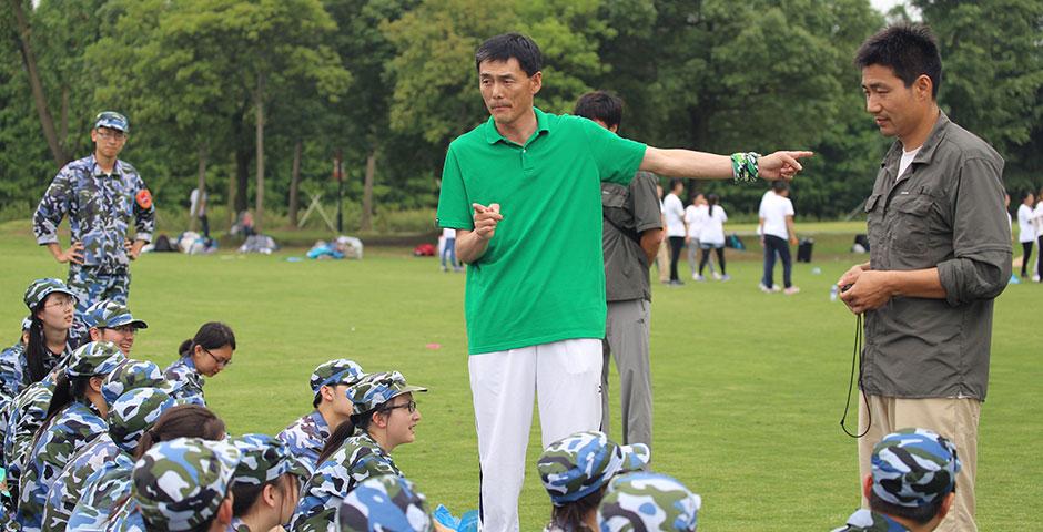 NYU Shanghai students participate in this year's military training at Oriental Land. May 23-June 1, 2015. (Photos by Yifan Hu, Weicheng Zhu, & Yilun Wu)