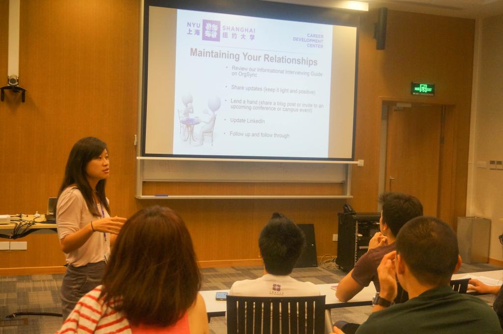 Intern Forum, September 29, 2014. (Photo by Zhijian Xu)