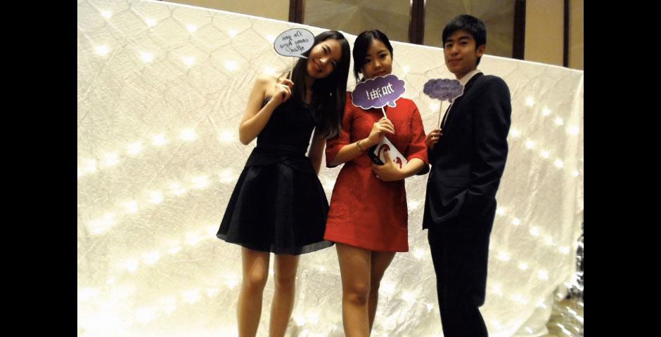 NYU Shanghai&#039;s freshman class dresses up for Amethyst 2014, an end-of-winter cocktail party at Kerry Hotel. December 4, 2014. (Photo by Annie Seaman and Michelle Huang)