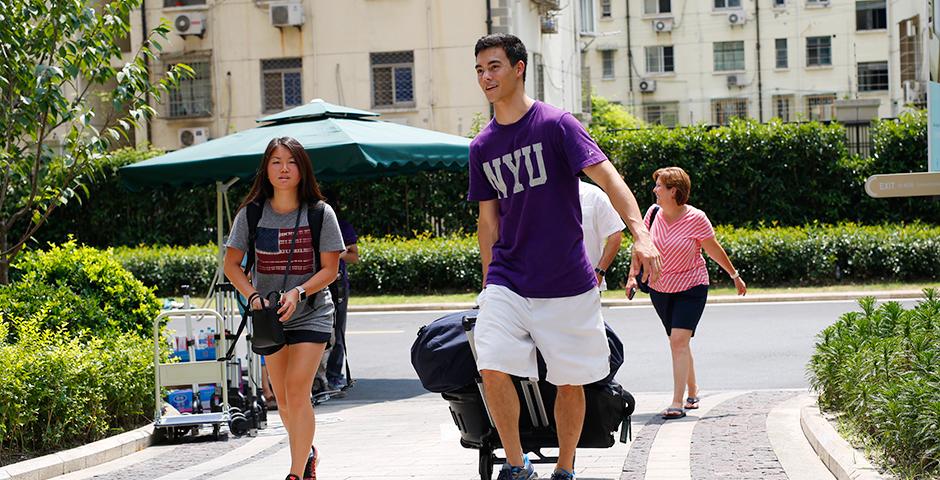 Students from 39 countries moved into their dorms today, marking the start of their NYU Shanghai journey.  Welcome to your new home, Class of 2020!  (Photo by: NYU Shanghai)