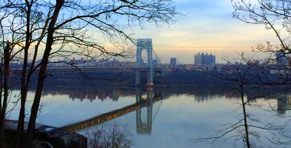 By Jiawei Li (New York)    Bridges are veins of Manhattan. One of the most elegant lies uptown on west bank---George Washington Bridge. Taken 12/25/2015, Fort Lee, NJ.