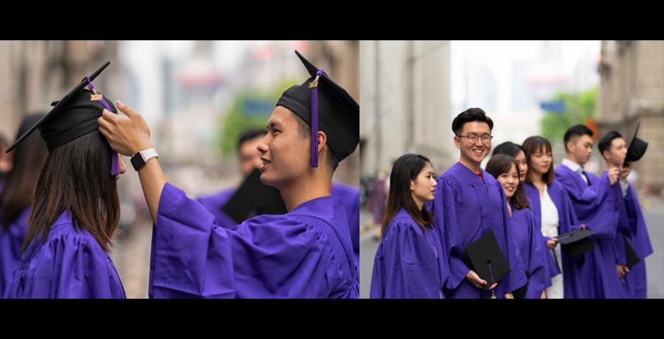 “My favorite moment of that shoot was after we were done with all the shots, we all hugged and were discussing our futures, where we would go after graduation. That moment was really touching and emotional,” said Ling, who has plans to continue collaborative mathematics research with a professor at NYU in New York.