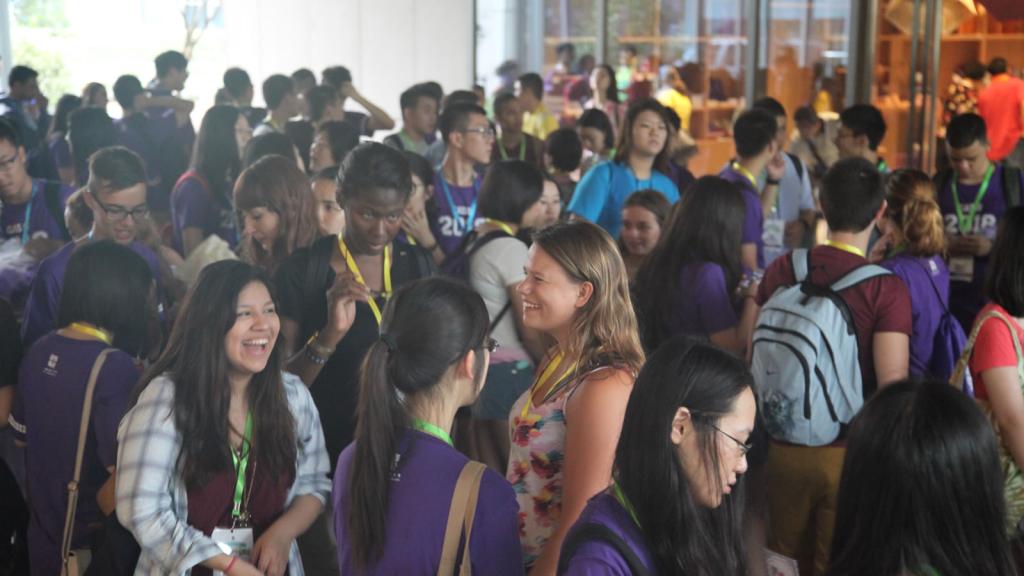 Class of 2018 Convocation, August 17, 2014. (Photo by Rhine Lu)