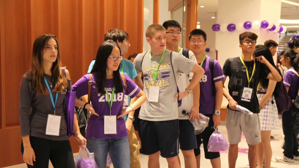 Class of 2018 Convocation, August 17, 2014. (Photo by Rhine Lu)