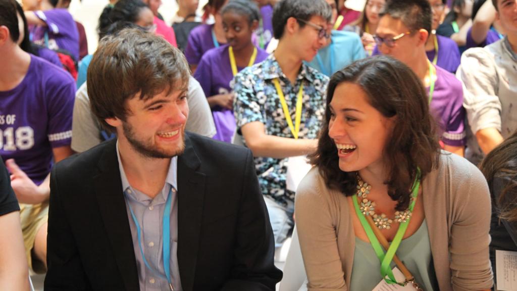 Class of 2018 Convocation, August 17, 2014. (Photo by Rhine Lu)