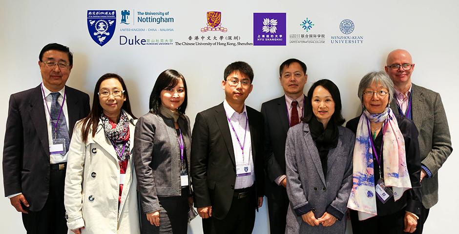 Librarians from six other Sino-foreign universities came together at NYU Shanghai on March 31 to talk about improving library services with IT advances. (Photo by: NYU Shanghai)