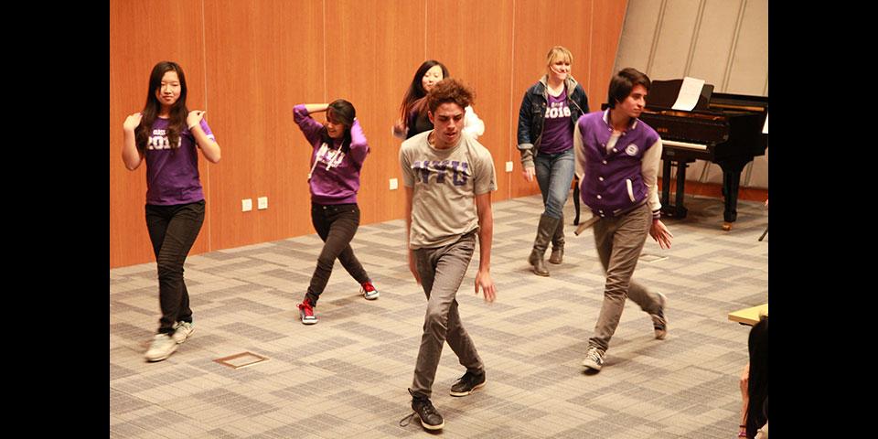 As a fundraiser for the Deans' Service Scholars program, NYU Shanghai students performed and competed for the title of Shanghai Phenomenon. November 13, 2014. (Photo by Kylee Madison Borger)