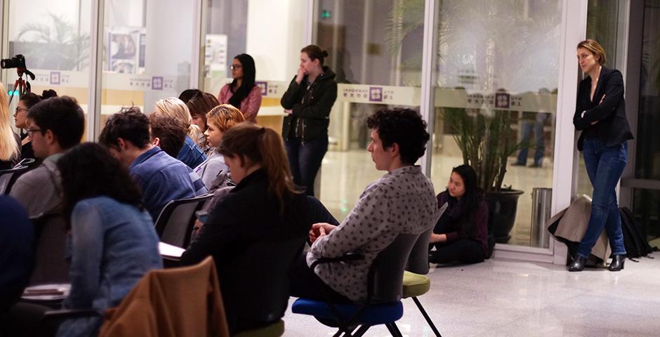 The Writing Program in conjunction with Feast hosted the second annual NYU Shanghai poetry competition on March.3. (Photo by: NYU Shanghai)