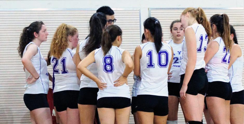 The NYUSH Women&#039;s Volleyball team took to court against ENCU, losing out to the partner school on October 20. (Photos by: Nacole Abram)