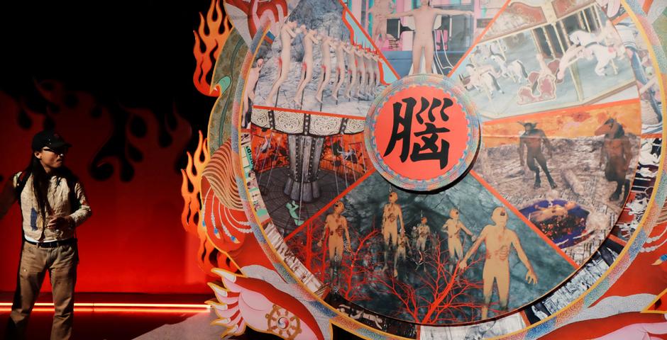 As one of the most renowned new media artists of her generation, her work has been exhibited at many prestigious art institutions all over the world, including Shanghai, Beijing, Korea, Singapore, Germany, Russia and Japan. (Photo by: NYU Shanghai)