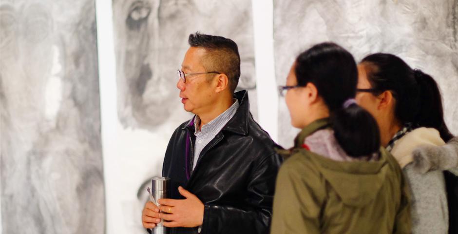 Projects in Studio Art students showed their work at the NYU Shanghai Gallery on December 1 in an exhibition titled Art in Translation. (Photos by: NYU Shanghai)