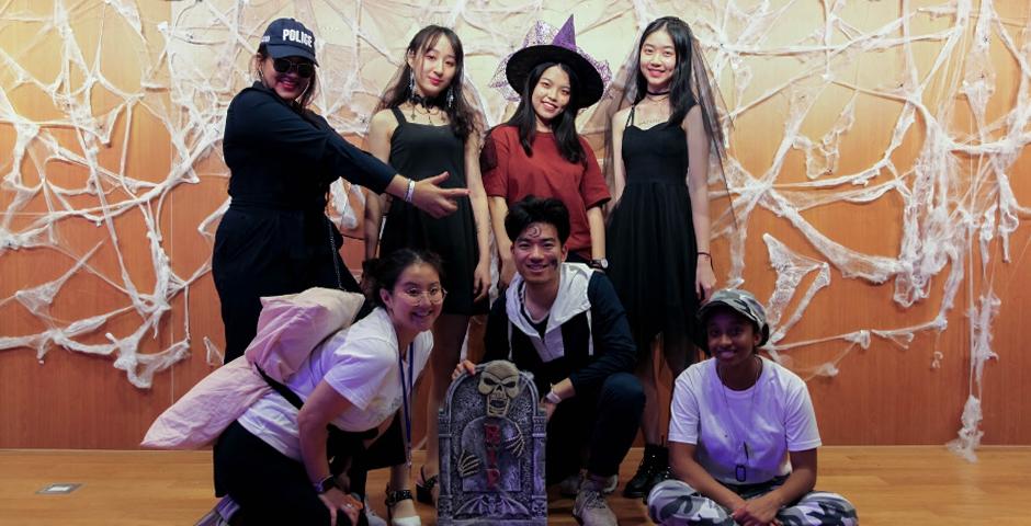 Many thanks to the Student Government Event Committee for their hard work and spooky imagination!  Mengjie Shen Jennie ’22, Sharon Hanyu Zhao ’23, Zineb Dardafaa ’23, Chelsea McLean ’22, Bendy Yuan-Zhao ’23, Victoria Tianren Xie ’22