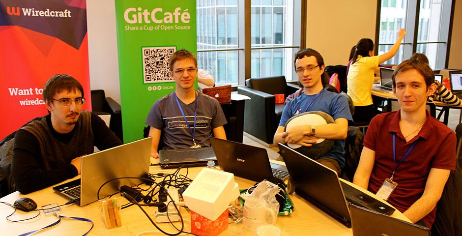 250 of the world's top student programmers competed in HackShanghai, a 24-hour coding marathon. November 15-16, 2014. (Photo by Sunyi Wang)